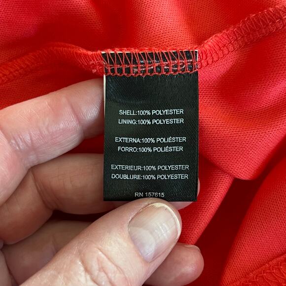 Tahari ASL Ruffle Hem Tie Waist V-Neck Short Sleeve Pink Floral Mini Dress 2 NWT - Picture 16 of 16